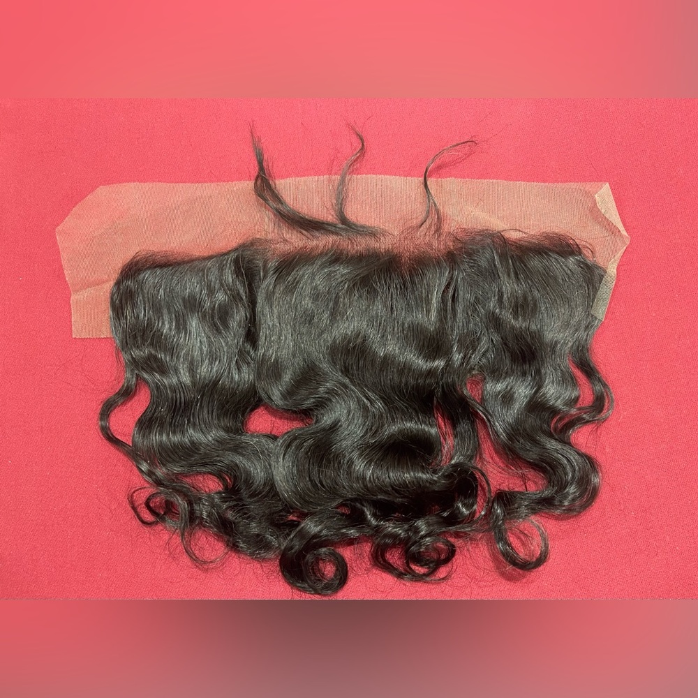 New! 12” Top Quality Virgin Human Hair 13x4 Body Wave Frontal